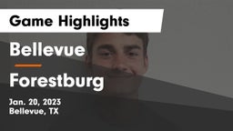 Bellevue  vs Forestburg Game Highlights - Jan. 20, 2023