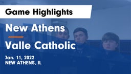 New Athens  vs Valle Catholic  Game Highlights - Jan. 11, 2022