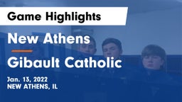 New Athens  vs Gibault Catholic  Game Highlights - Jan. 13, 2022