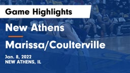 New Athens  vs Marissa/Coulterville Game Highlights - Jan. 8, 2022
