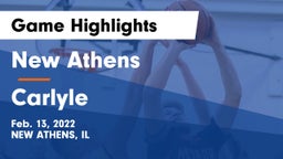 New Athens  vs Carlyle  Game Highlights - Feb. 13, 2022