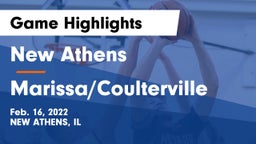 New Athens  vs Marissa/Coulterville Game Highlights - Feb. 16, 2022