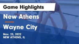 New Athens  vs Wayne City Game Highlights - Nov. 23, 2022