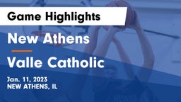 New Athens  vs Valle Catholic  Game Highlights - Jan. 11, 2023