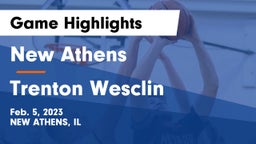 New Athens  vs Trenton Wesclin  Game Highlights - Feb. 5, 2023