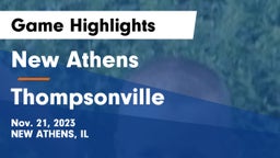New Athens  vs Thompsonville Game Highlights - Nov. 21, 2023
