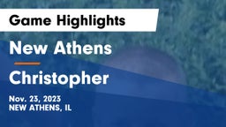 New Athens  vs Christopher Game Highlights - Nov. 23, 2023