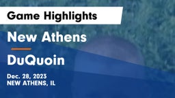 New Athens  vs DuQuoin Game Highlights - Dec. 28, 2023