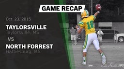 Recap: Taylorsville  vs. North Forrest  2015