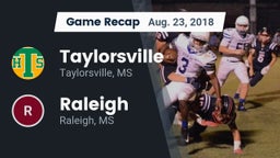 Recap: Taylorsville  vs. Raleigh  2018