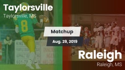 Matchup: Taylorsville High vs. Raleigh  2019