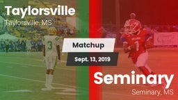 Matchup: Taylorsville High vs. Seminary  2019