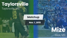 Matchup: Taylorsville High vs. Mize  2019
