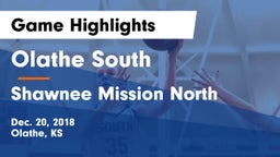 Olathe South  vs Shawnee Mission North  Game Highlights - Dec. 20, 2018
