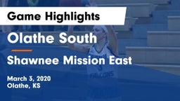 Olathe South  vs Shawnee Mission East  Game Highlights - March 3, 2020