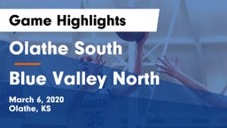 Olathe South  vs Blue Valley North  Game Highlights - March 6, 2020
