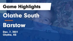 Olathe South  vs Barstow  Game Highlights - Dec. 7, 2021