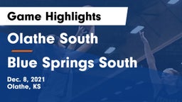 Olathe South  vs Blue Springs South  Game Highlights - Dec. 8, 2021