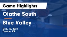 Olathe South  vs Blue Valley  Game Highlights - Dec. 10, 2021