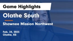 Olathe South  vs Shawnee Mission Northwest  Game Highlights - Feb. 24, 2023
