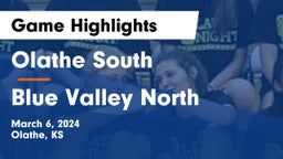 Olathe South  vs Blue Valley North  Game Highlights - March 6, 2024