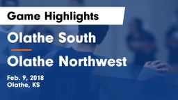Olathe South  vs Olathe Northwest  Game Highlights - Feb. 9, 2018