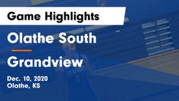 Olathe South  vs Grandview  Game Highlights - Dec. 10, 2020