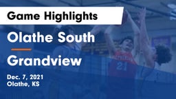 Olathe South  vs Grandview  Game Highlights - Dec. 7, 2021