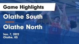 Olathe South  vs Olathe North  Game Highlights - Jan. 7, 2022