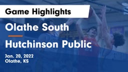 Olathe South  vs Hutchinson Public  Game Highlights - Jan. 20, 2022