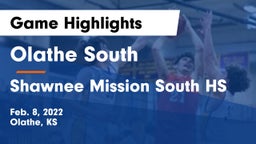 Olathe South  vs Shawnee Mission South HS Game Highlights - Feb. 8, 2022