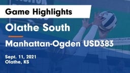 Olathe South  vs Manhattan-Ogden USD383 Game Highlights - Sept. 11, 2021