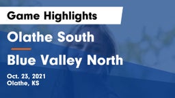 Olathe South  vs Blue Valley North  Game Highlights - Oct. 23, 2021