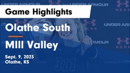 Olathe South  vs MIll Valley  Game Highlights - Sept. 9, 2023
