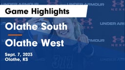Olathe South  vs Olathe West   Game Highlights - Sept. 7, 2023