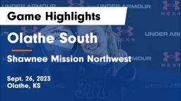 Olathe South  vs Shawnee Mission Northwest  Game Highlights - Sept. 26, 2023