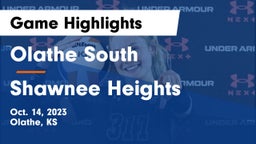 Olathe South  vs Shawnee Heights  Game Highlights - Oct. 14, 2023