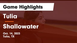 Tulia  vs Shallowater  Game Highlights - Oct. 14, 2023