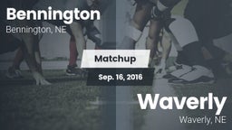 Matchup: Bennington High vs. Waverly  2016