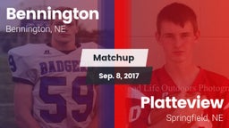 Matchup: Bennington High vs. Platteview  2017