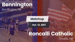 Matchup: Bennington High vs. Roncalli Catholic  2017