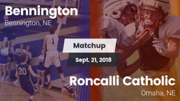 Matchup: Bennington High vs. Roncalli Catholic  2018