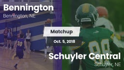 Matchup: Bennington High vs. Schuyler Central  2018