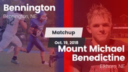 Matchup: Bennington High vs. Mount Michael Benedictine 2018