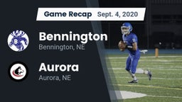 Recap: Bennington  vs. Aurora  2020