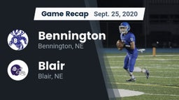 Recap: Bennington  vs. Blair  2020