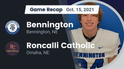 Recap: Bennington  vs. Roncalli Catholic  2021