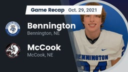 Recap: Bennington  vs. McCook  2021