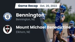 Recap: Bennington  vs. Mount Michael Benedictine 2022