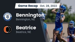 Recap: Bennington  vs. Beatrice  2022